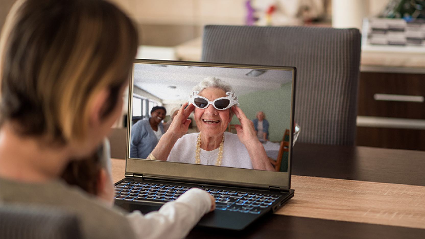 Virtual visit at an OSJCT care home