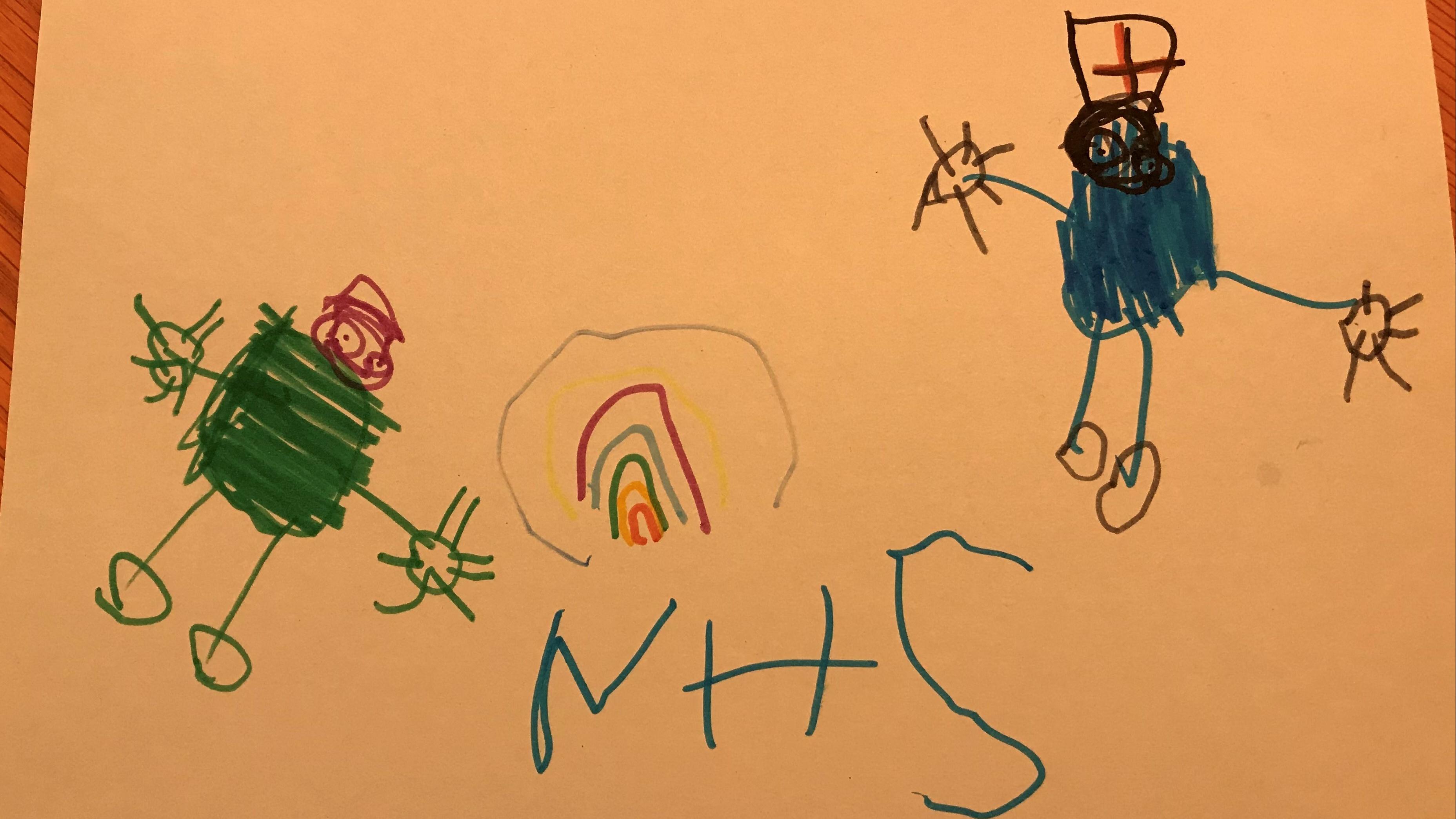 One of the colouring competition entries.