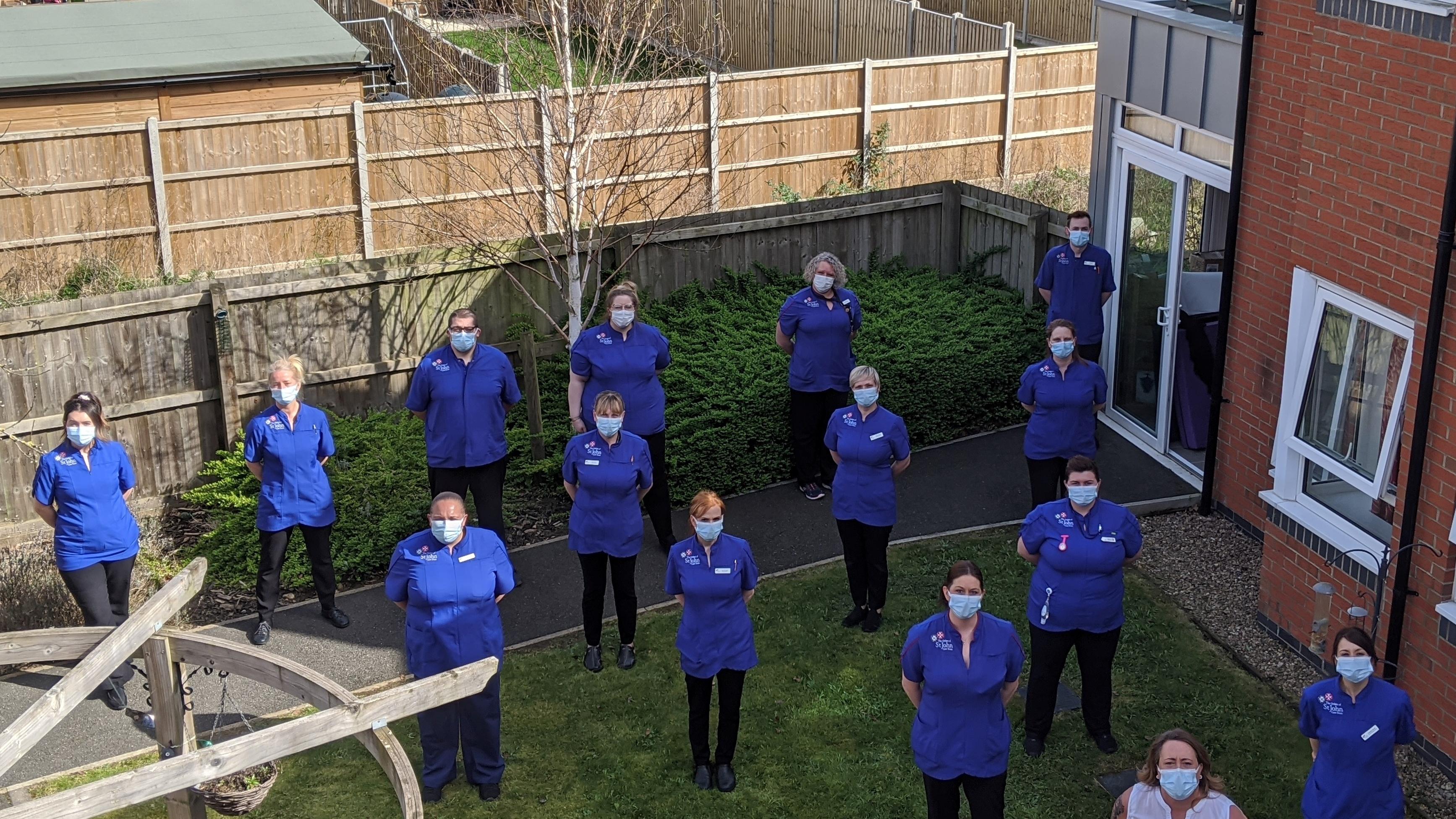 COVID-19 Designated Unit team