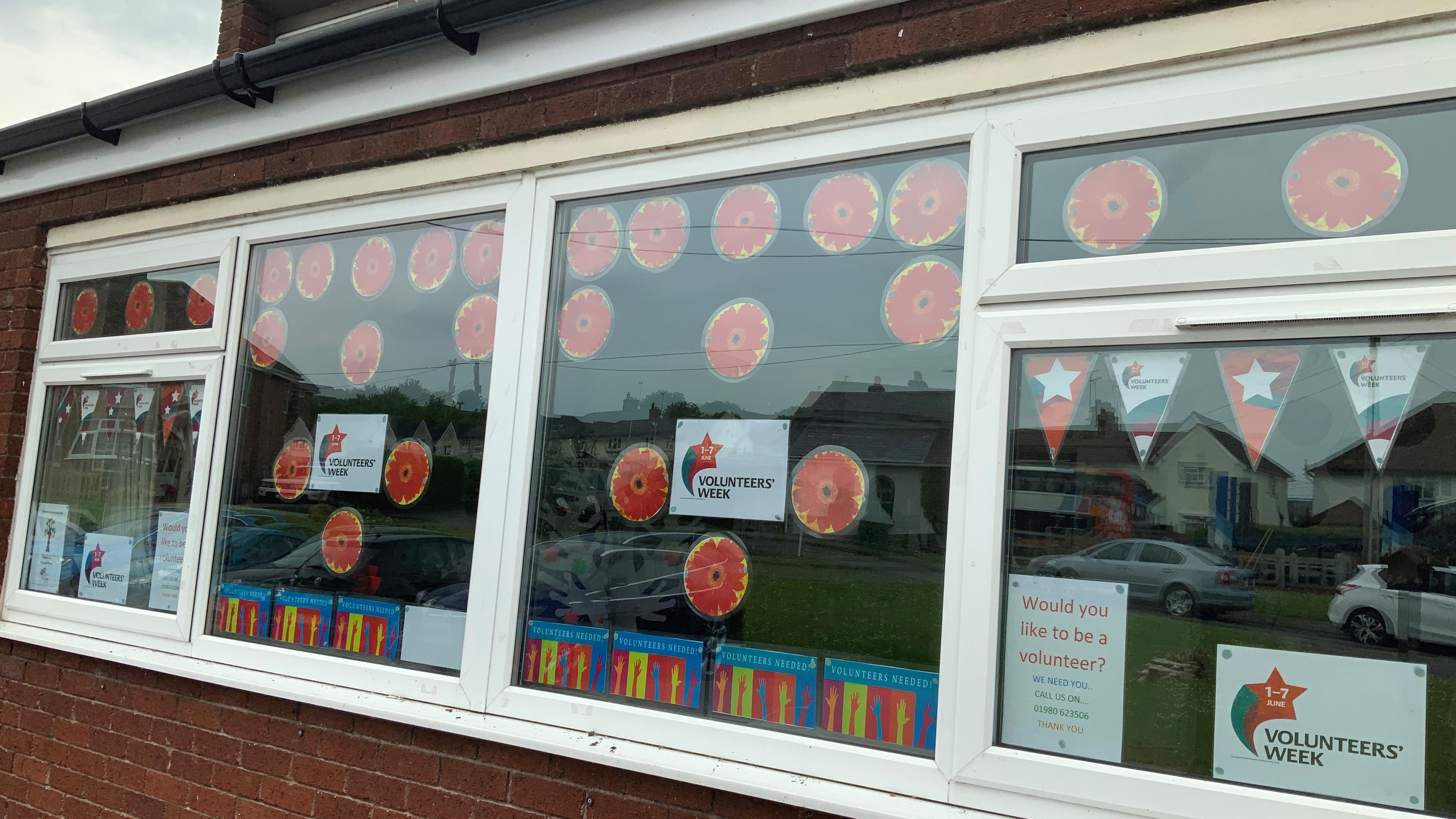 Volunteers Week Window Display