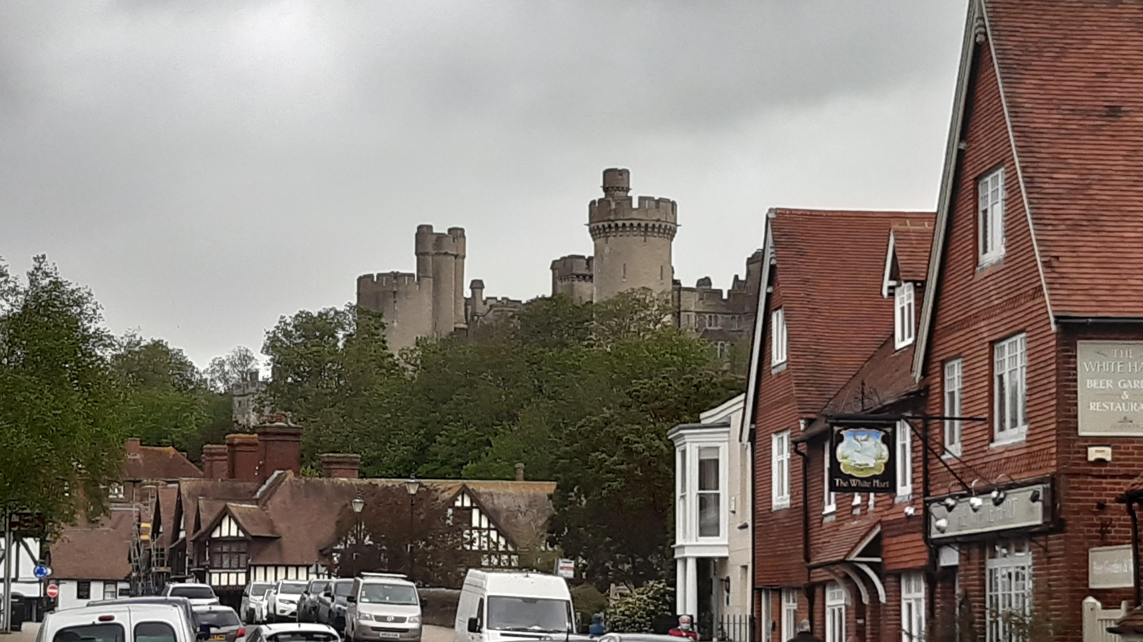 Arundel Castle from the High Street