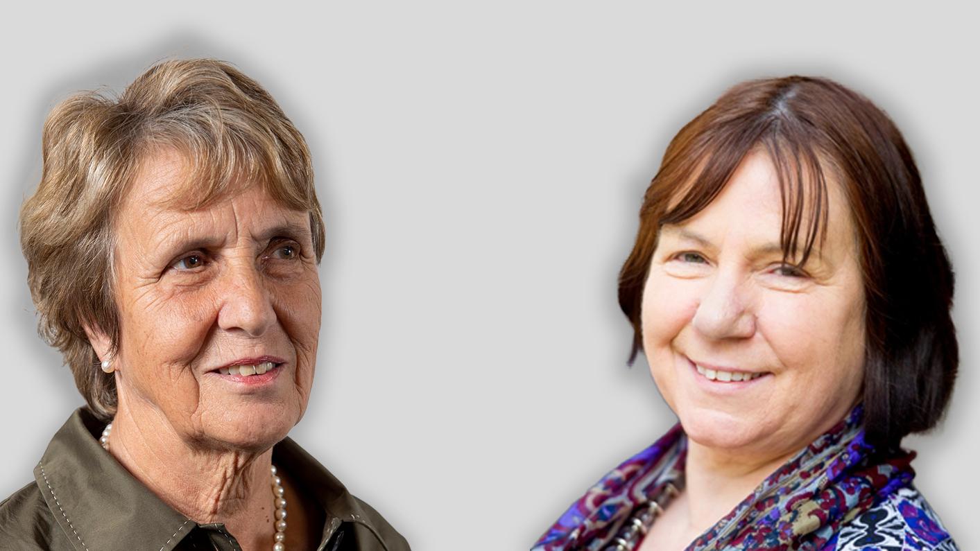 Dr Anne de Bono (L) and Professor Jill Manthorpe (R) recognised in Queen's Jubilee Birthday Honours list