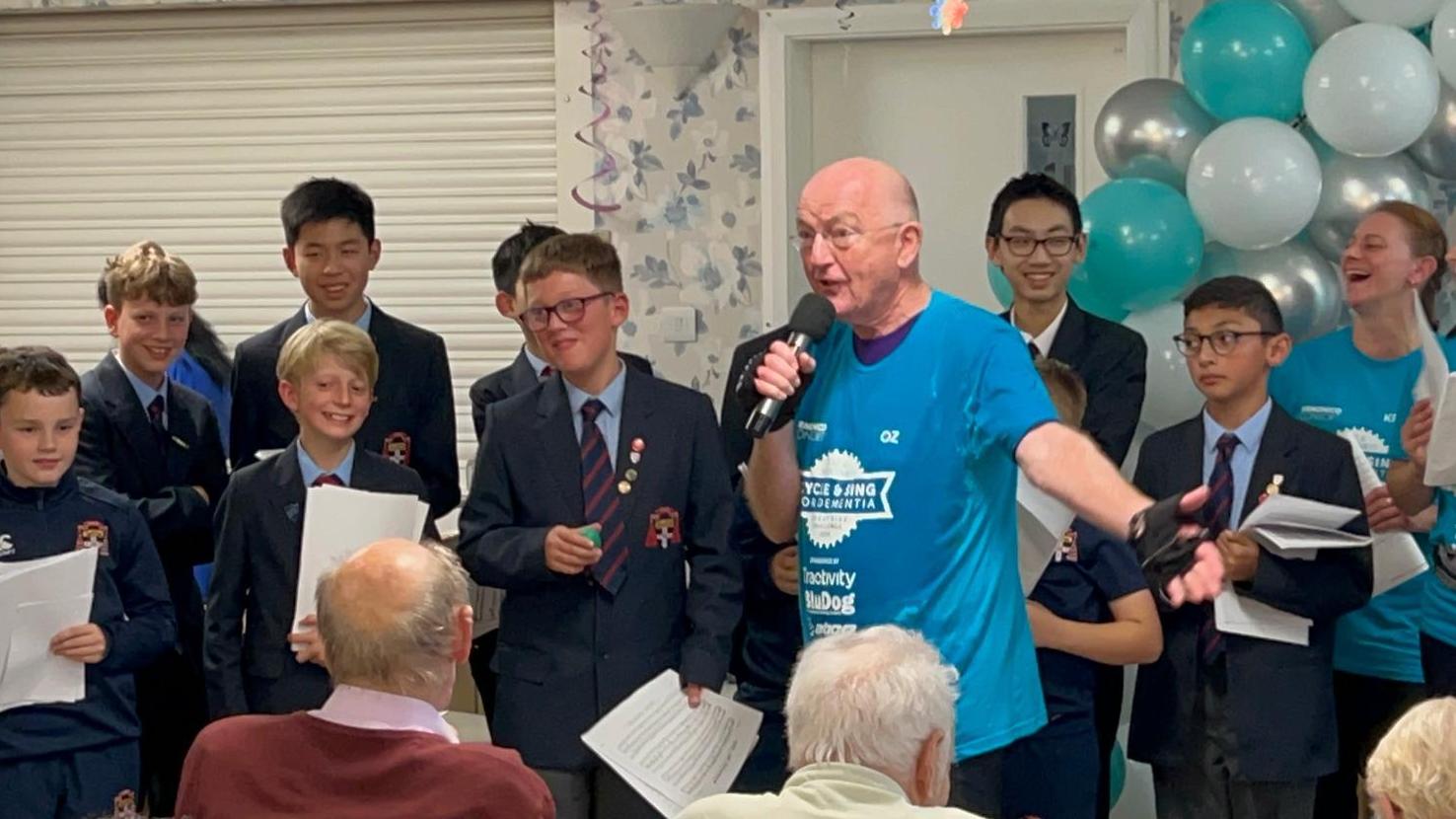 TV celeb Oz Clarke at Marston Court