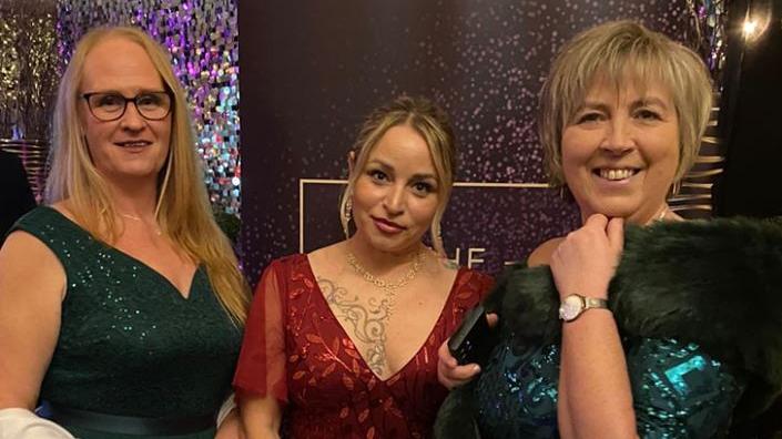 L-R: Marianne Macpherson, Beata Beavor and Marzanna Urbaniak