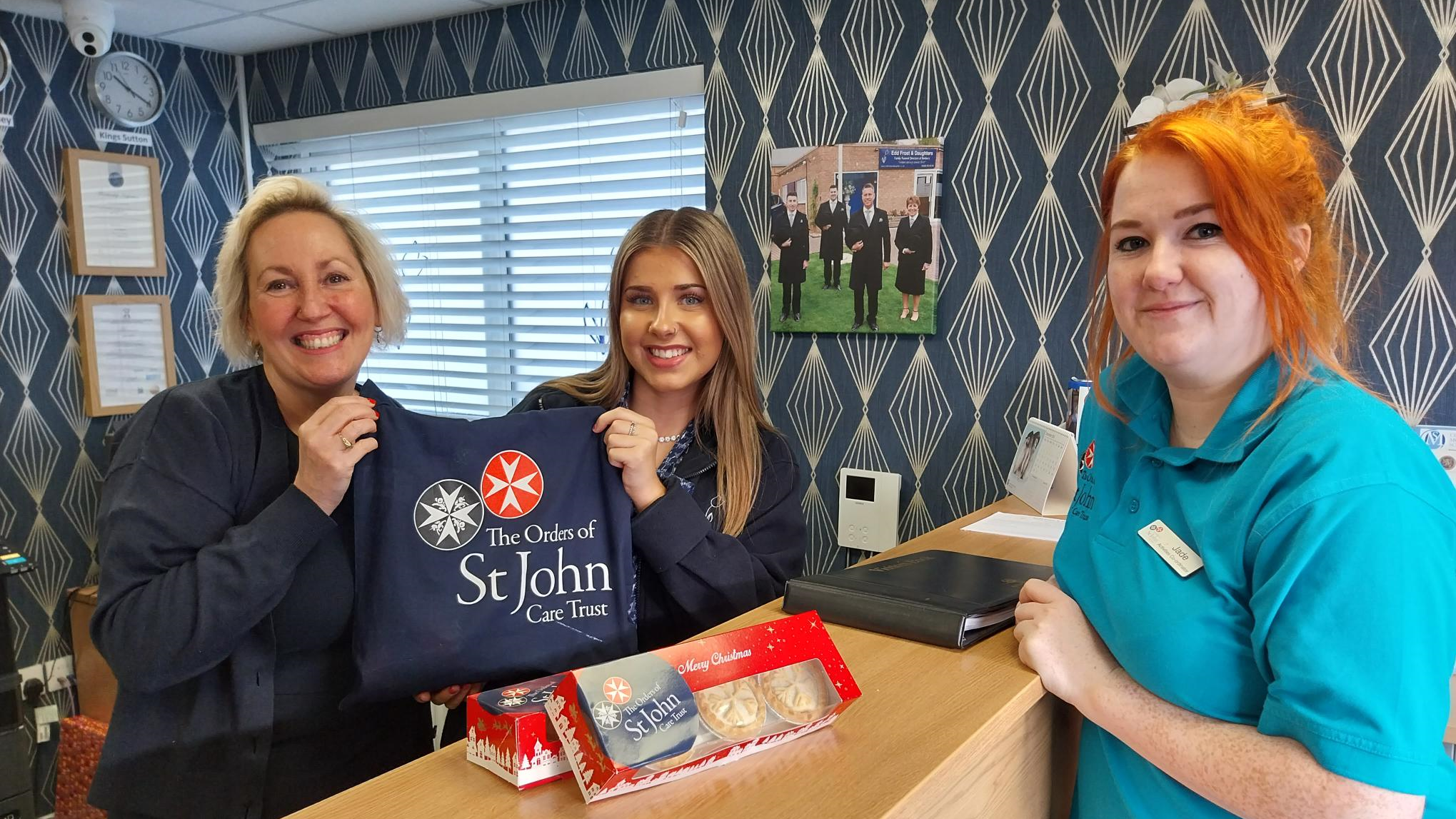 Jade Wise, Activity Coordinator for Larkrise and the team at Edd Frost