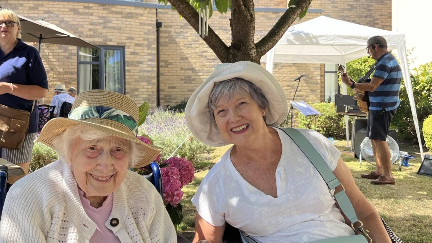 Vera and Isobel enjoy Goodson's party