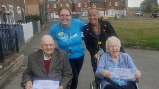 Residents at Mulberry Court Step Up for Alzheimer’s Memory Walk