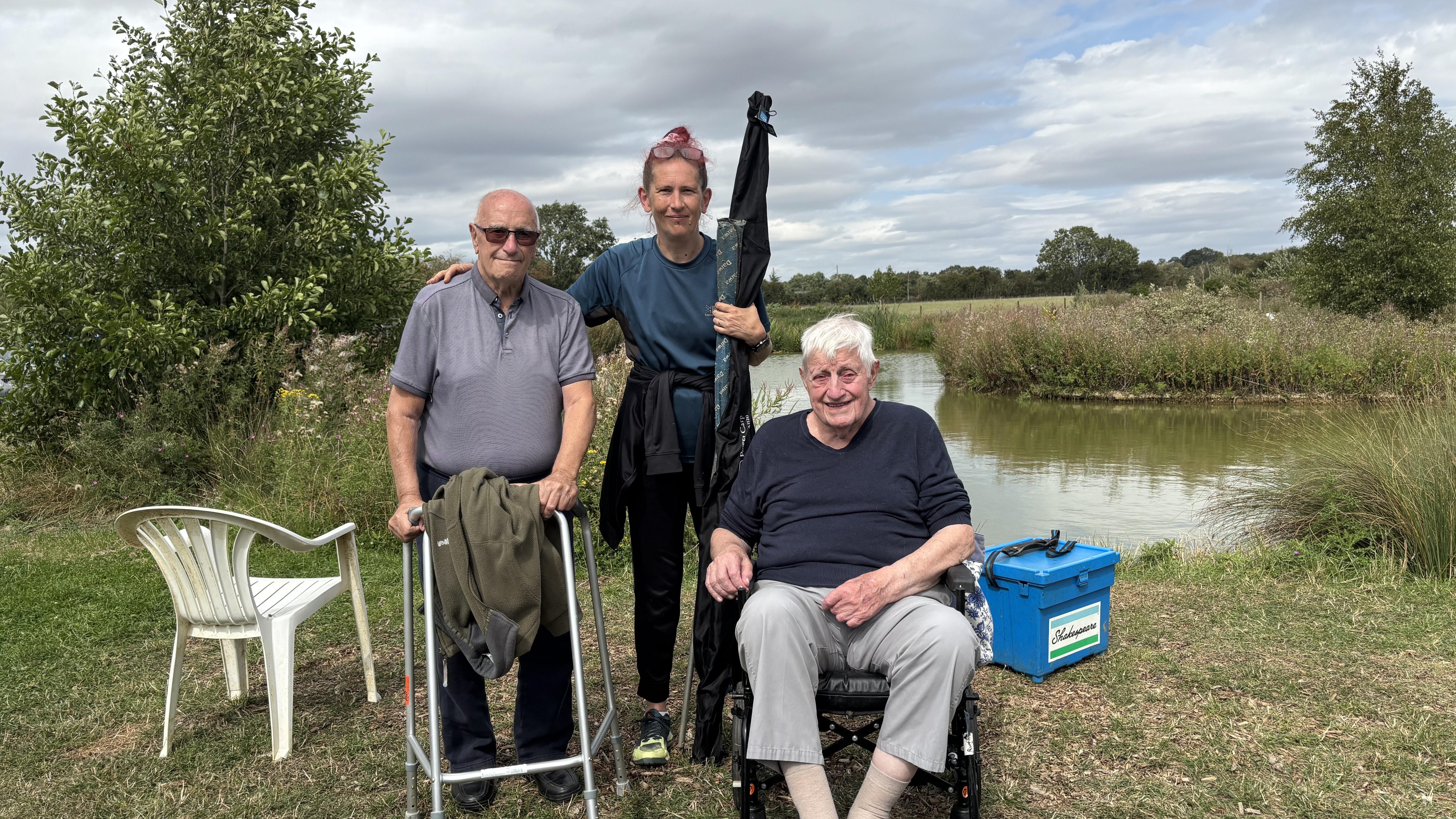 life doesn’t stop once someone moves into a care home - personal passions and lifelong Fishing trip to Nell Bridge Fishery in Banbury as part of the home’s Residents’ Wishes initiative.