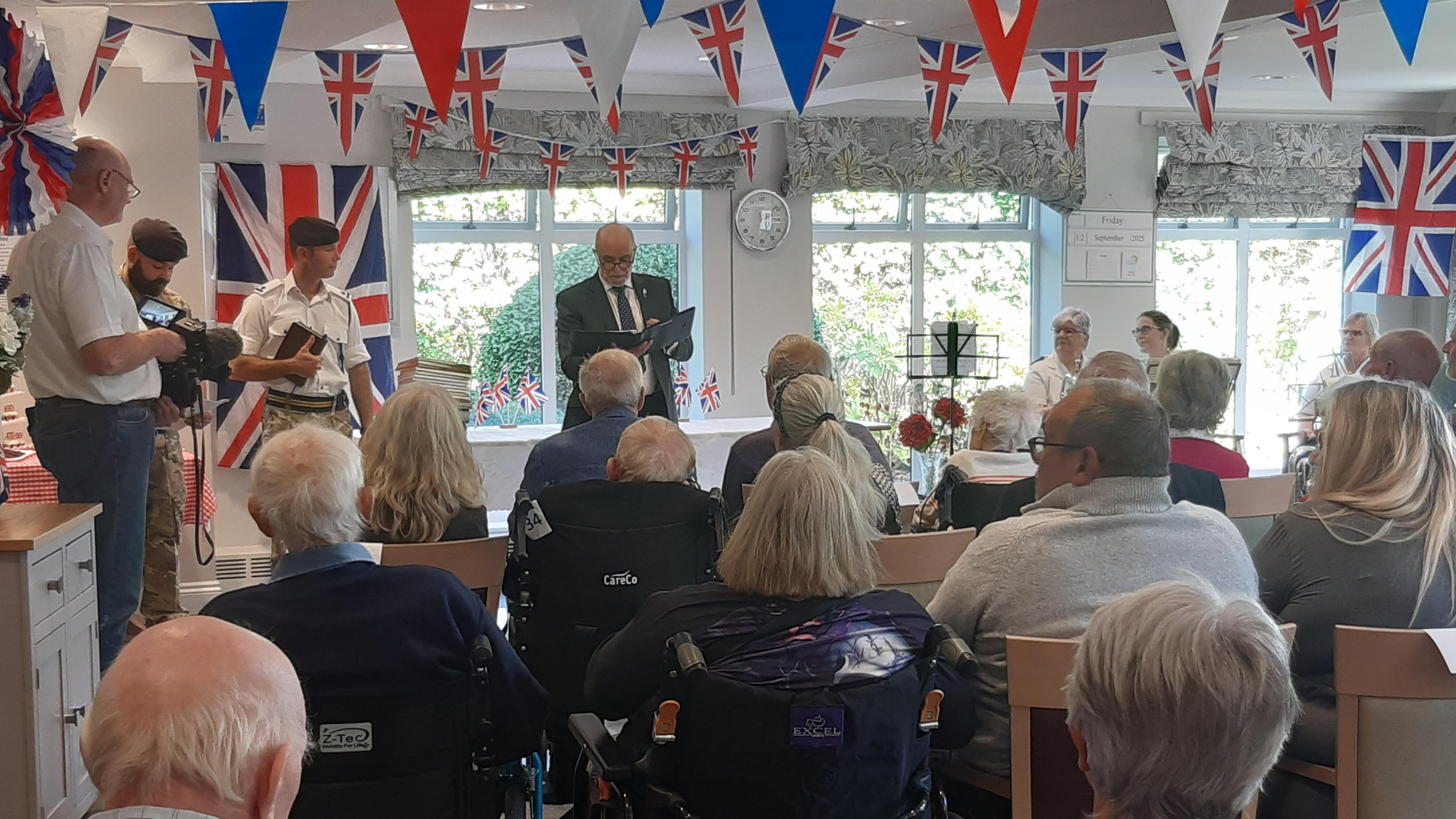 Veteran celebration afternoon at Monkscroft