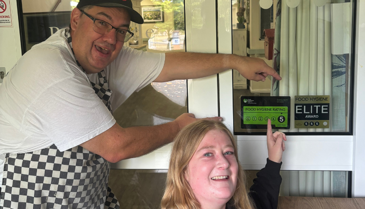 Brookside celebrates 5-star food hygiene rating
