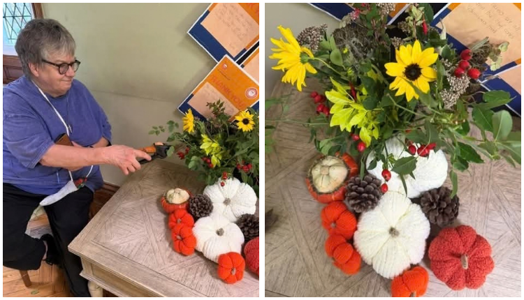 Autumn colours bring creativity to St Wilfrid’s Priory