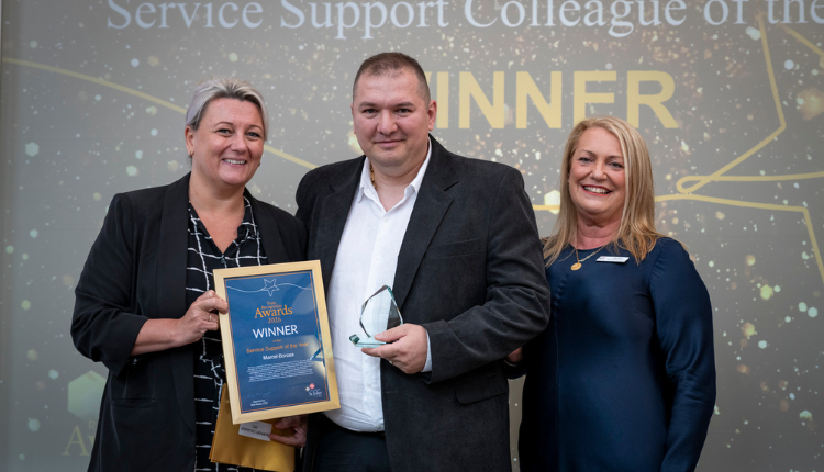 Celebrating Excellence: Marcel Borcea Wins Support Colleague of the Year at the Trust Recognition Awards