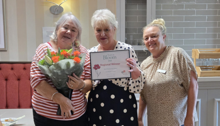 St Wilfrid’s Priory celebrates success as regional Trust in Bloom winners for South homes