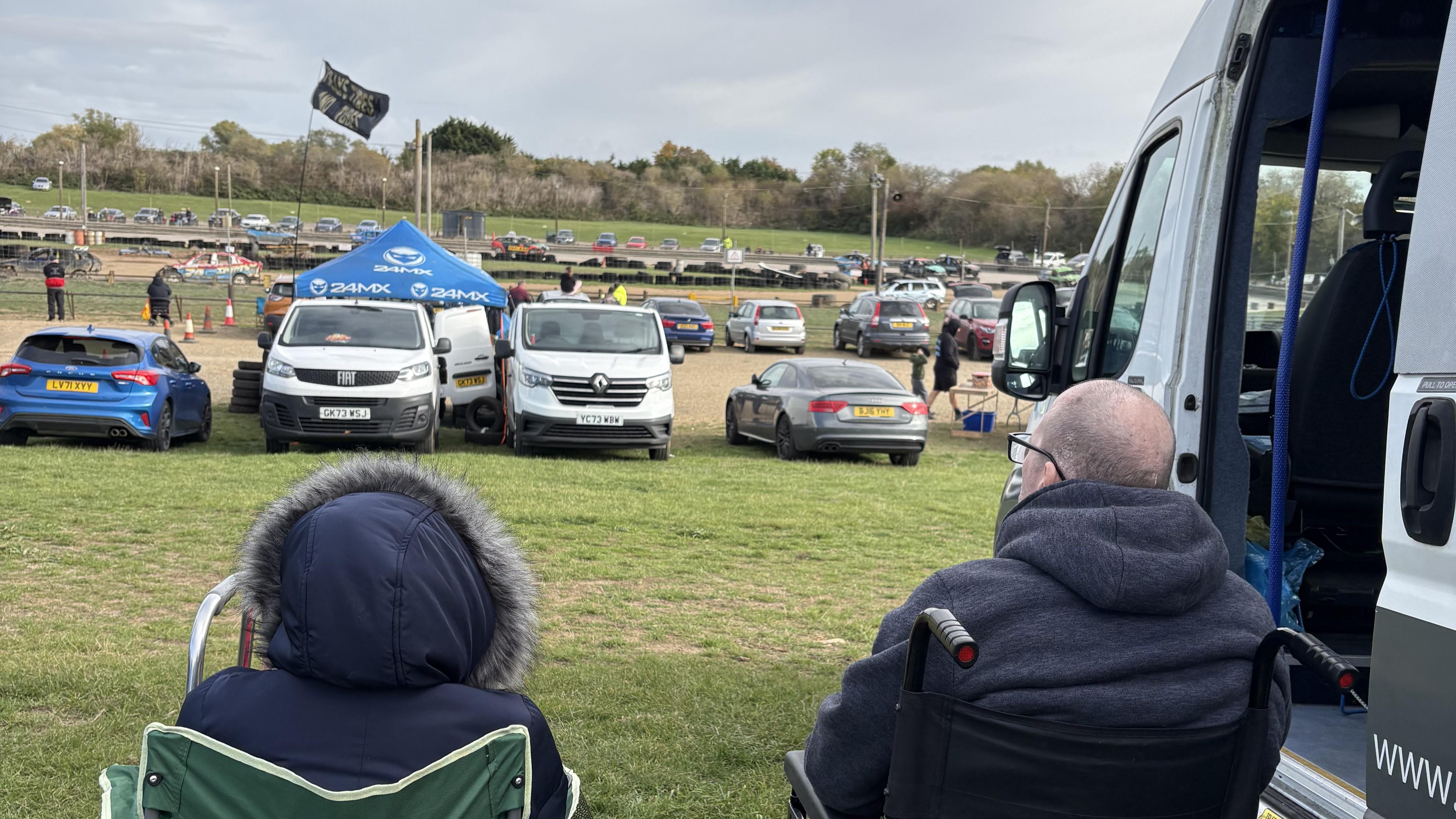 Rodney enjoys banger racing Sunday; a dream come true