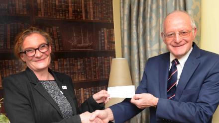 Jubilee Lodge charity donation