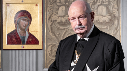 His Most Eminent Highness the Prince and Grand Master, Fra' Giacomo Dalla Torre del Tempio di Sanguinetto