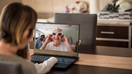Virtual visit at an OSJCT care home