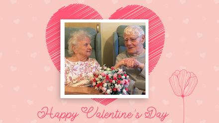 SId and Pat enjoy Valentine's Day