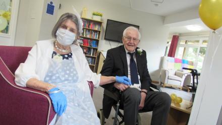 Peter and Jean - married at last