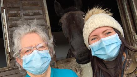 resident and horse