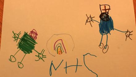 One of the colouring competition entries.