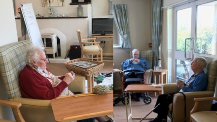 Mary, Ann and Iris at Lorna Doone Day Centre