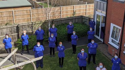 COVID-19 Designated Unit team