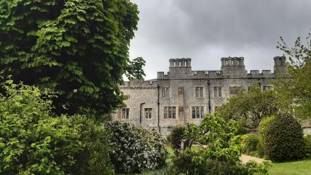 View of St Wilfrid's Priory from the garden