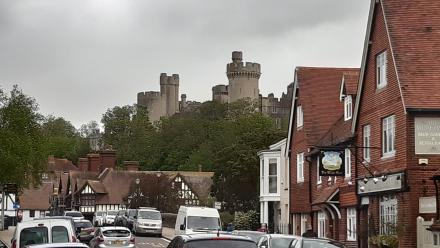 Arundel Castle from the High Street