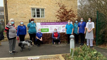 The Edwardstow Court team are proud of the home's CQC Good rating