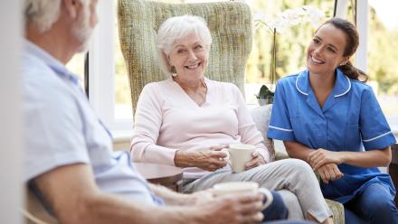 Carer and residents