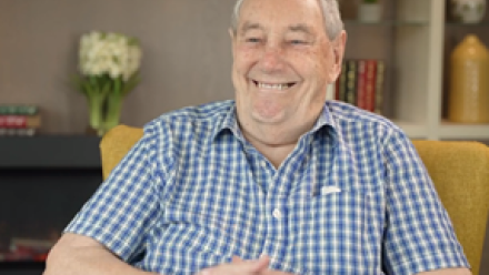 Resident Phillip stars in the Trust we Care film