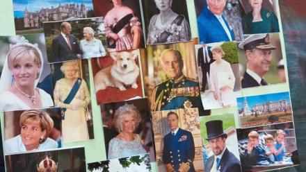collage of photos of royal family