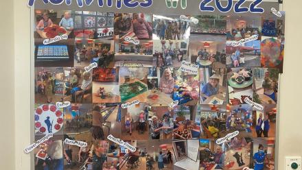 Collage of activities from Avonbourne in 2022