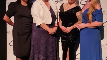 The team from Windsor Street at the GCPA awards