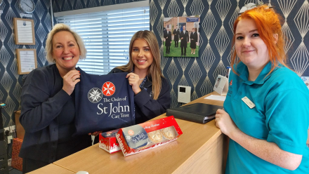 Jade Wise, Activity Coordinator for Larkrise and the team at Edd Frost