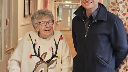 Lynn Edwards and Hamish Falconer