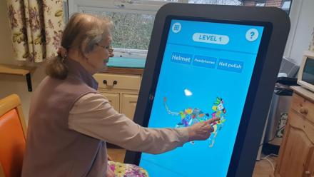 Bemerton Lodge residents enjoy new Magic Table thanks to community support for fundraising drive