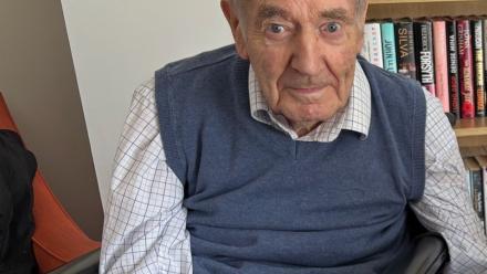 Resident Arthur was aged just 11 on VE Day