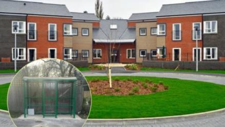 A small idea making a big impact, a new bus shelter outside Fremantle Court care home