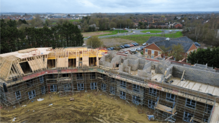 Care home under construction