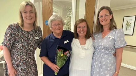 Volunteer Celebrated for Over 200 Hours of Dedication at The Lakes Care Centre