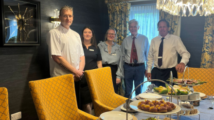 Trustees visit highlights strong community spirit at Wellford Gardens 