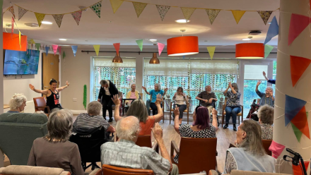 Students and residents come together for a joyful intergenerational visit at Avonbourne Care Centre