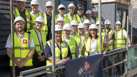 Topping out milestone reached for new 80-bed Melksham care home