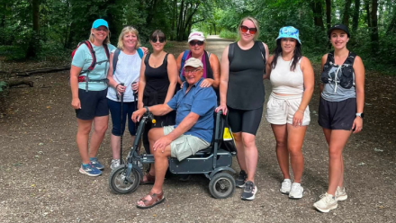Ridgeway House community goes the extra mile to raise £930 for residents