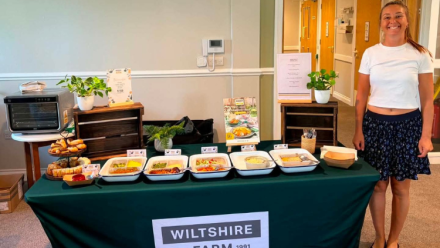 Athelstan House residents enjoy a taste of Wiltshire Farm Foods