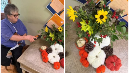 Autumn colours bring creativity to St Wilfrid’s Priory