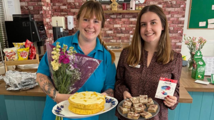 Coombe End Court rises to the occasion for Macmillan Coffee Morning