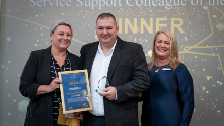 Celebrating Excellence: Marcel Borcea Wins Support Colleague of the Year at the Trust Recognition Awards